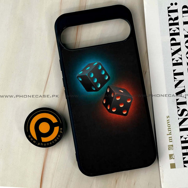 Google Pixel 9 Pro XL - Black Art Design 4 - Premium Metal Printed soft Bumper Shock Proof Case CS-43022