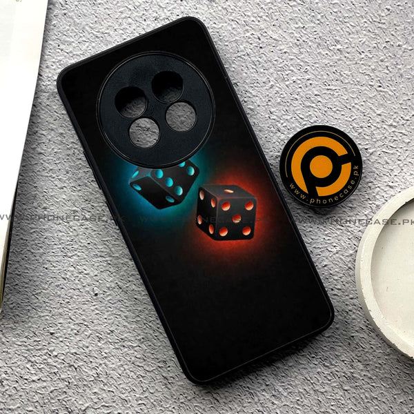 Realme 13 Plus - Black Art Design 4 - Premium Printed Glass soft Bumper shock Proof Case