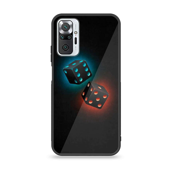 Xiaomi Redmi Note 10 Pro - Black Art Design 4 - Premium Printed Glass soft Bumper shock Proof Case CS-14552