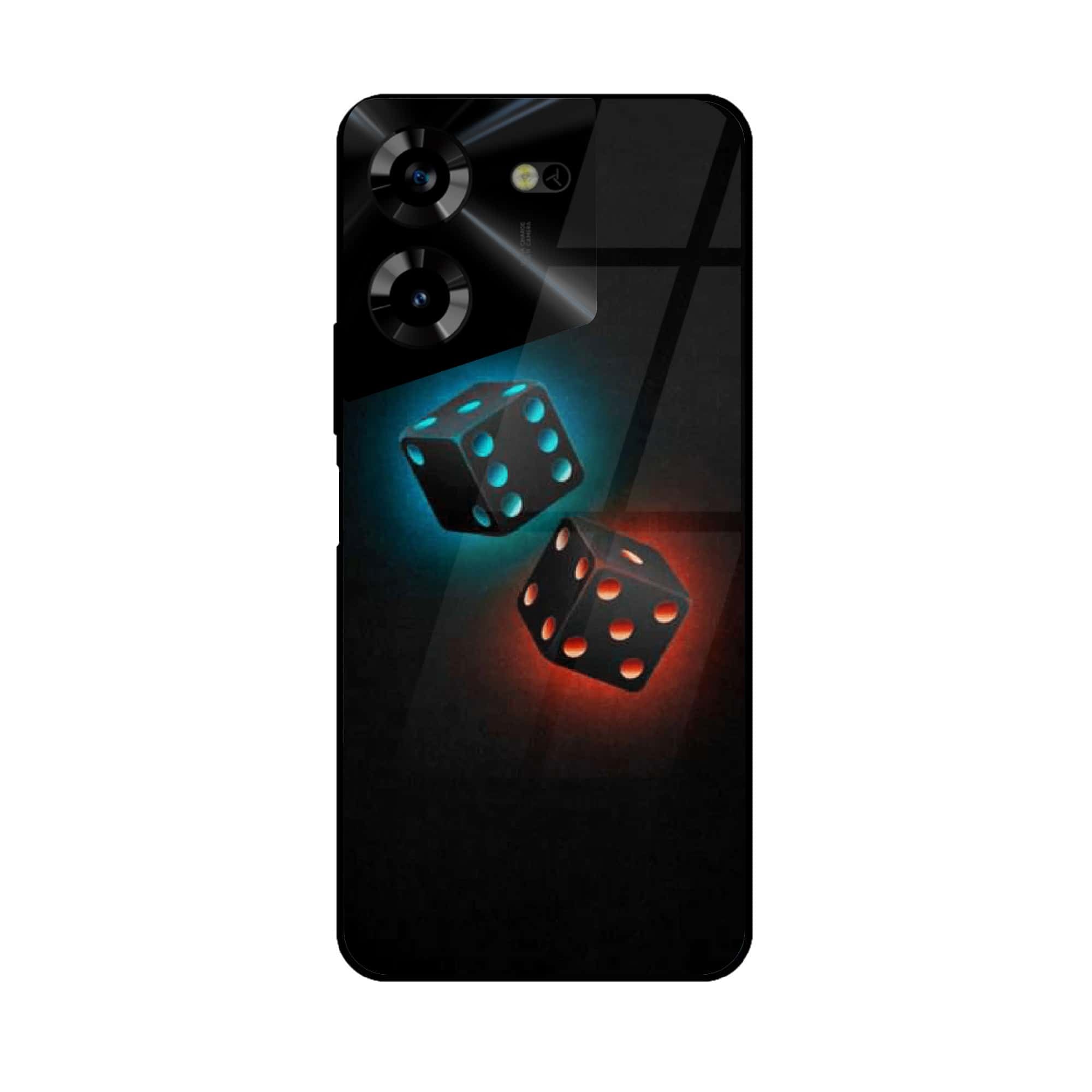 Tecno Pova 5 Pro - Black Art Series - Premium Printed Glass soft Bumper shock Proof Case
