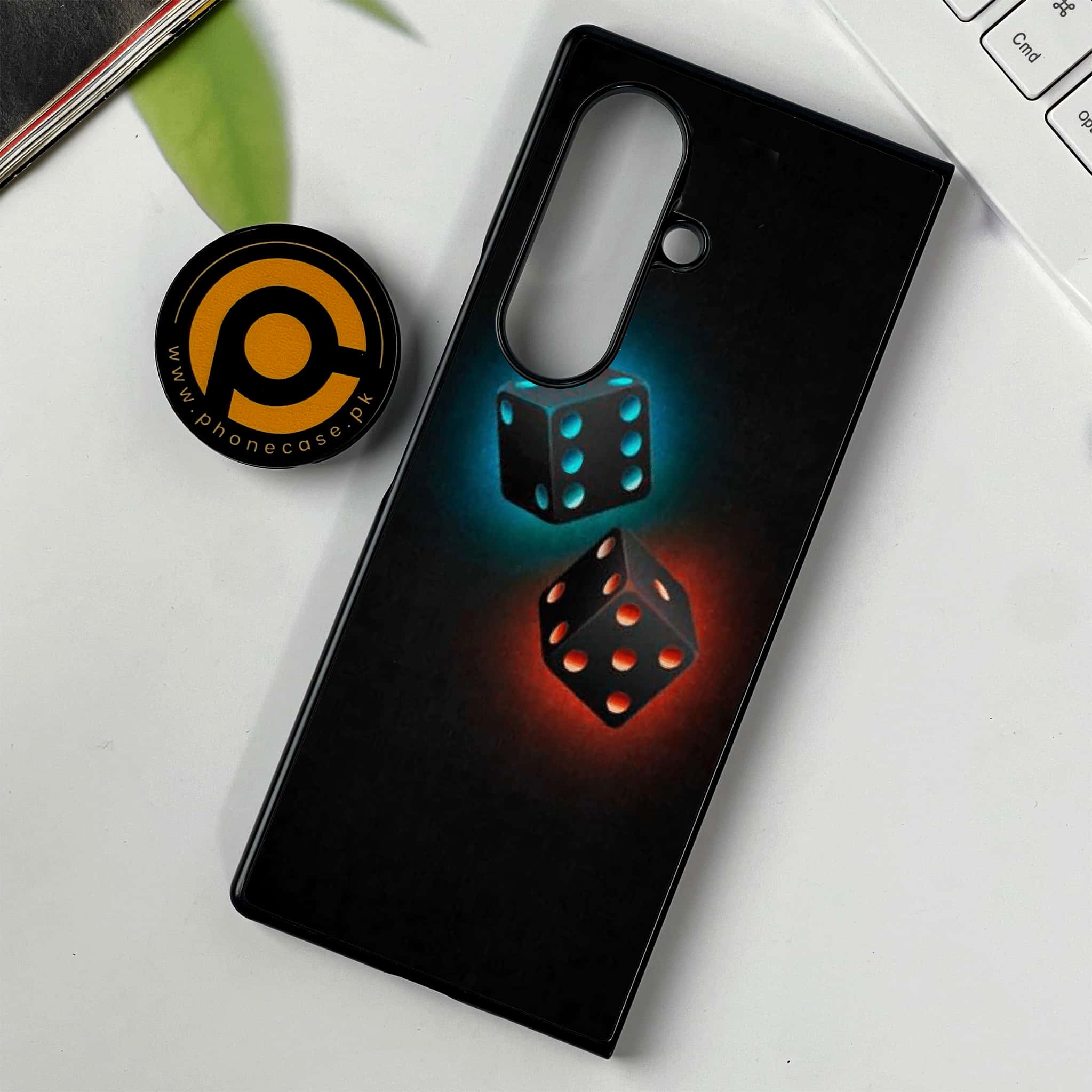 Samsung Galaxy Z Fold 7 - Black Art Series - Premium Metal Printed soft Bumper shock Proof Case
