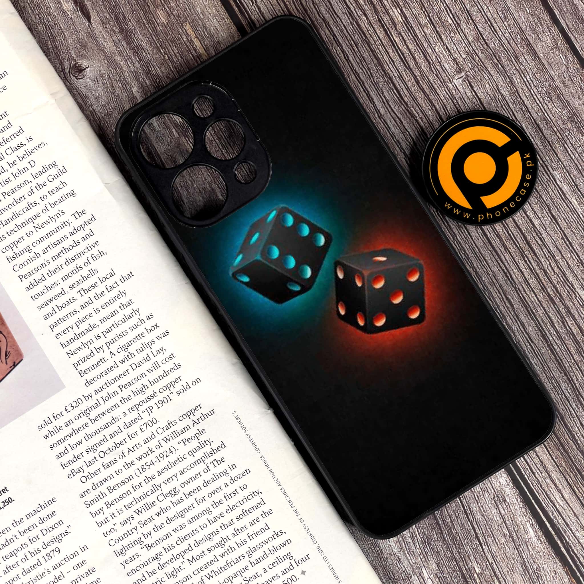 Xiaomi Redmi 12 - Black Art Series - Premium Printed Glass soft Bumper shock Proof Case