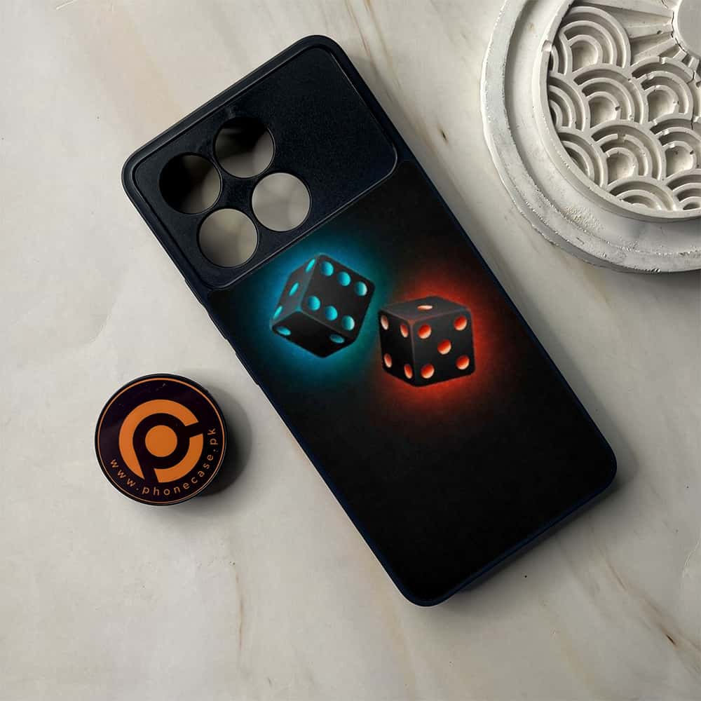 Xiaomi Poco F6 Pro - Black Art Series - Premium Metal Printed soft Bumper shock Proof Case
