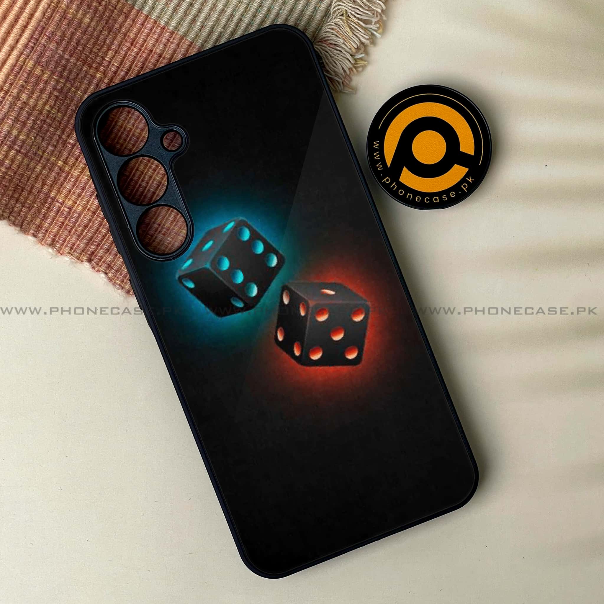 Samsung Galaxy A54 - Black Art Series - Premium Printed Glass soft Bumper shock Proof Case