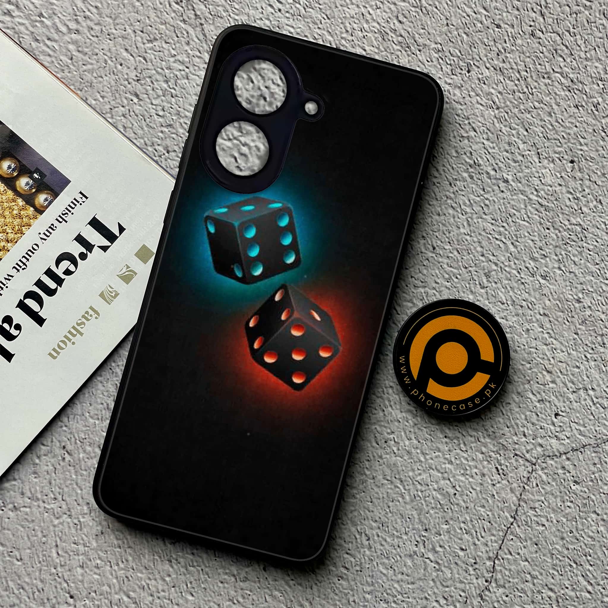 Xiaomi Redmi A5 - Black Art Series - Premium Metal Printed soft Bumper shock Proof Case