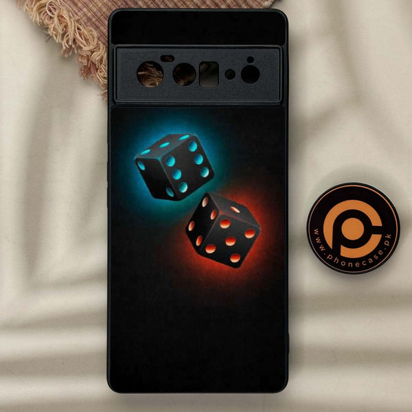 Google Pixel 6 Pro-Black Art Design 4 - Premium Metal Printed soft Bumper S hock Proof Case  CS-38898