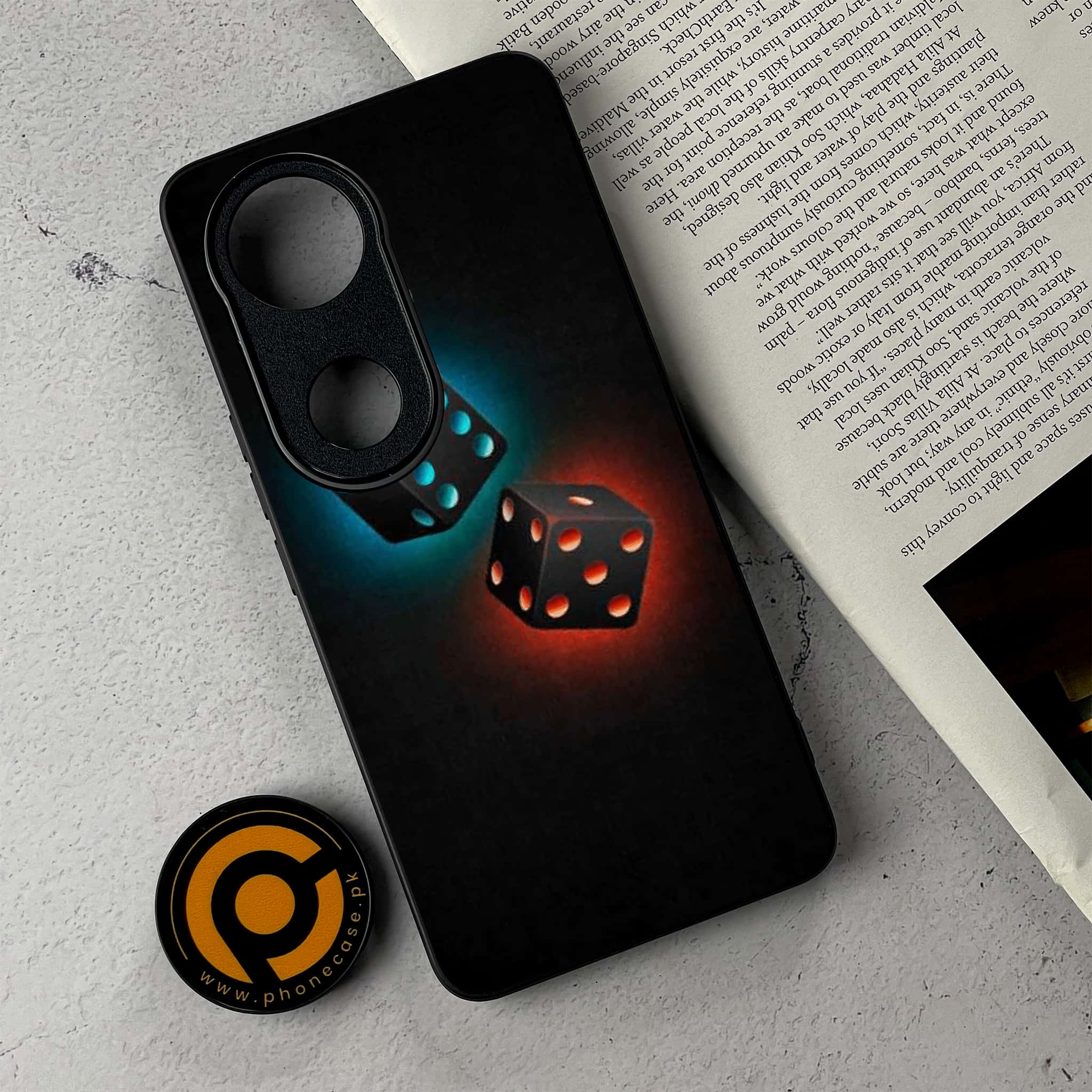 Vivo V50 - Black Art Series - Premium Metal Printed Soft Bumper Shockproof Case
