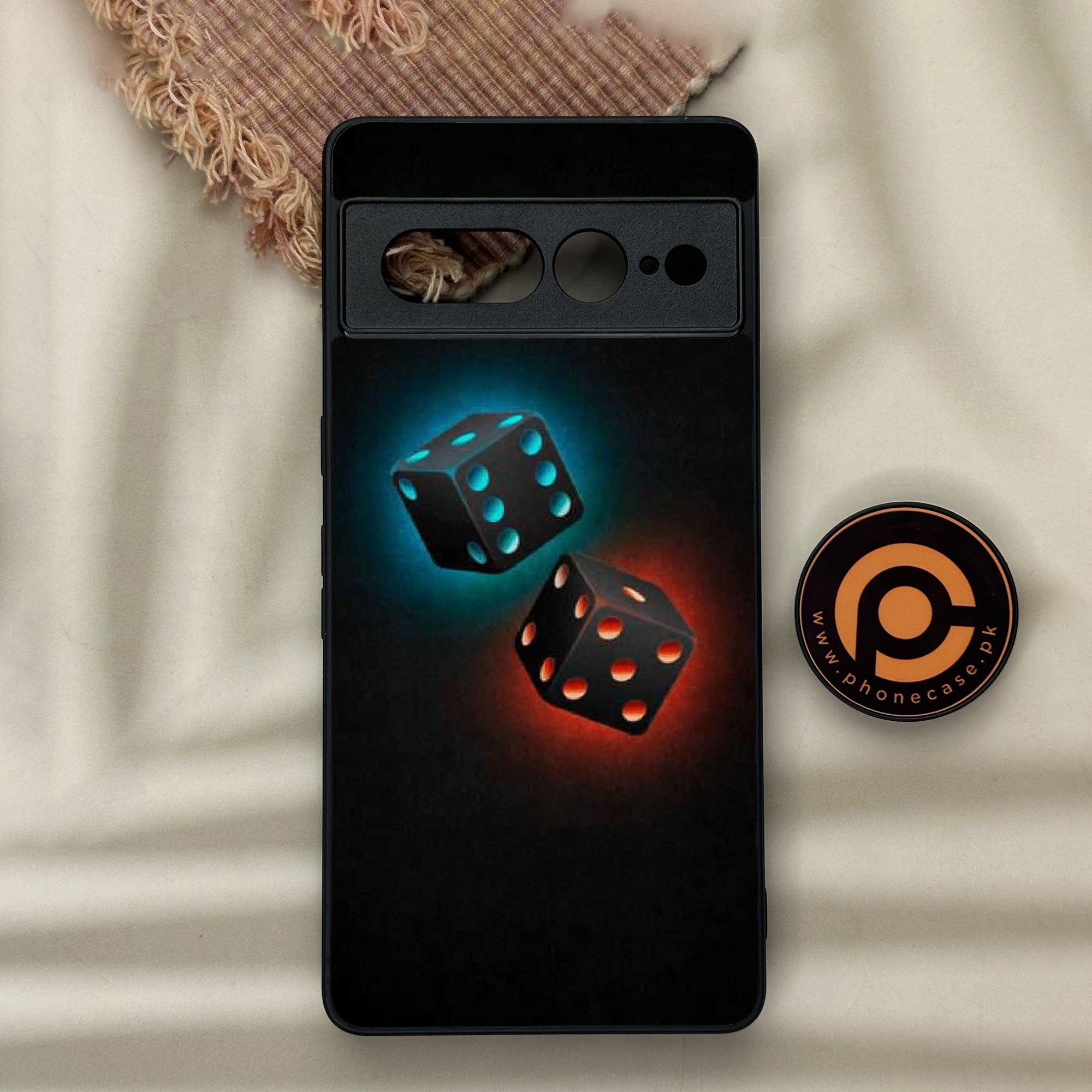 Google Pixel 7 Pro - Black Art Series - Premium Metal Printed soft Bumper Shock Proof Case