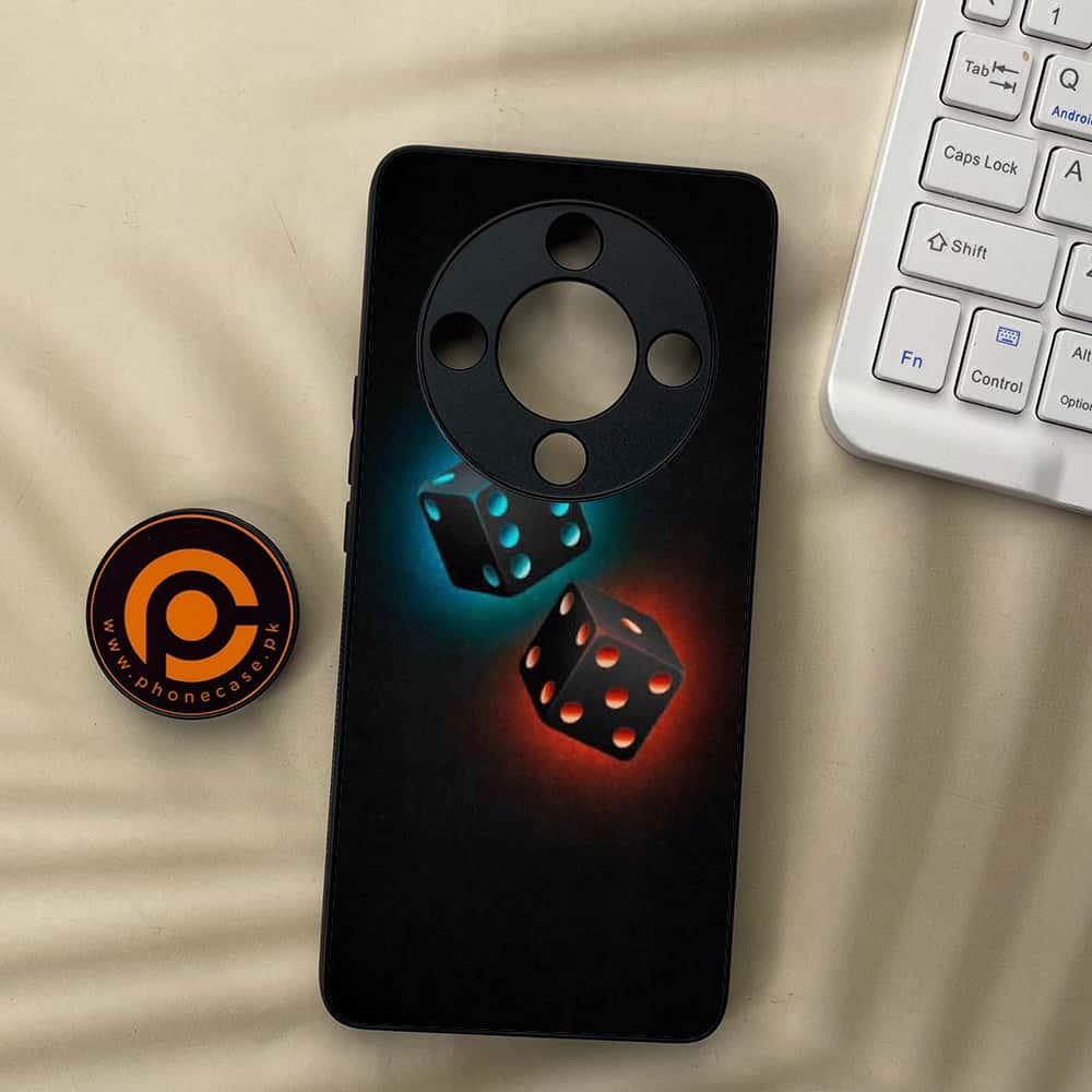 HONOR X9b 5G - Black Art Series - Premium Metal  Printed soft Bumper shock Proof Case