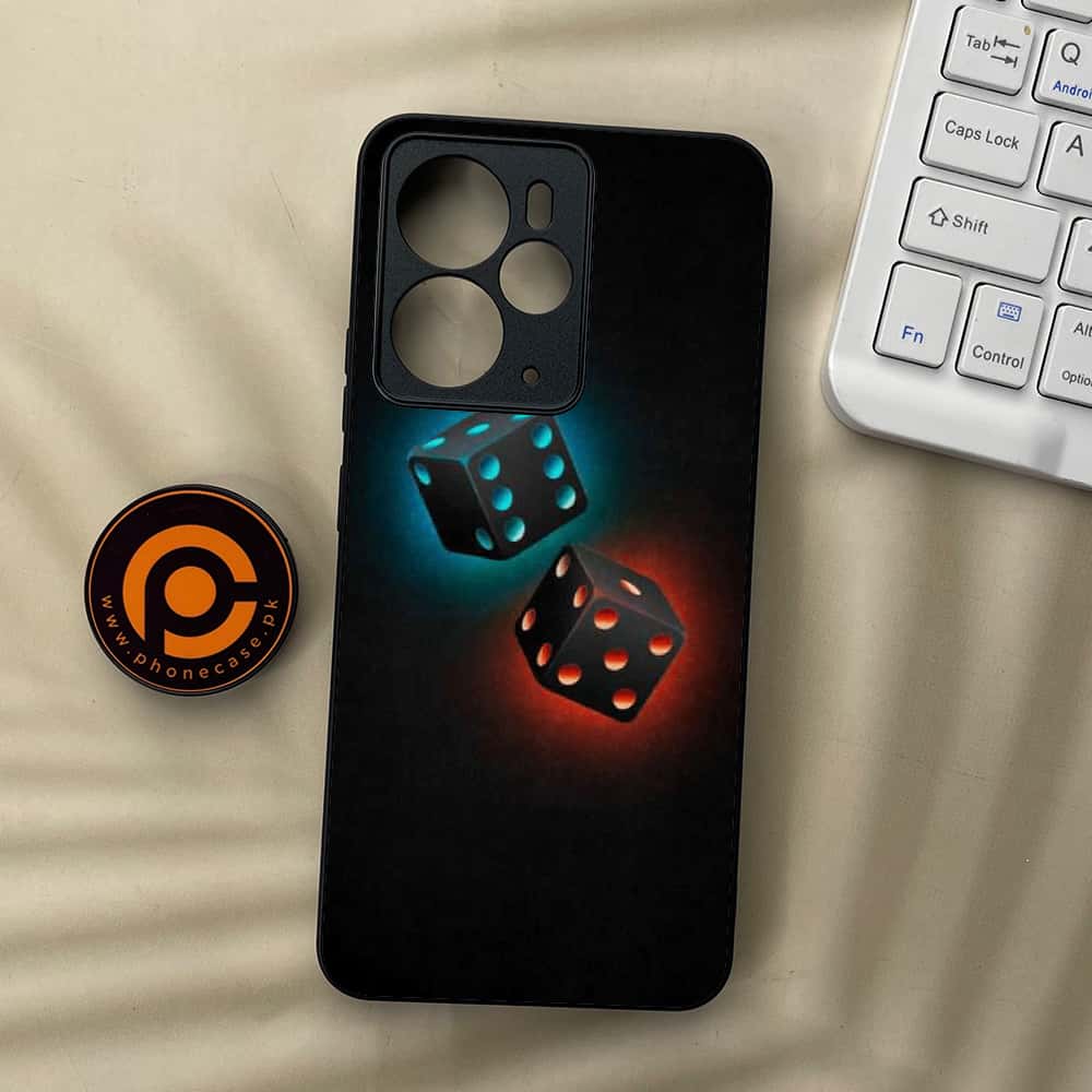 Realme 14T 5G - Black Art Series - Premium Metal Printed soft Bumper Shock Proof Case
