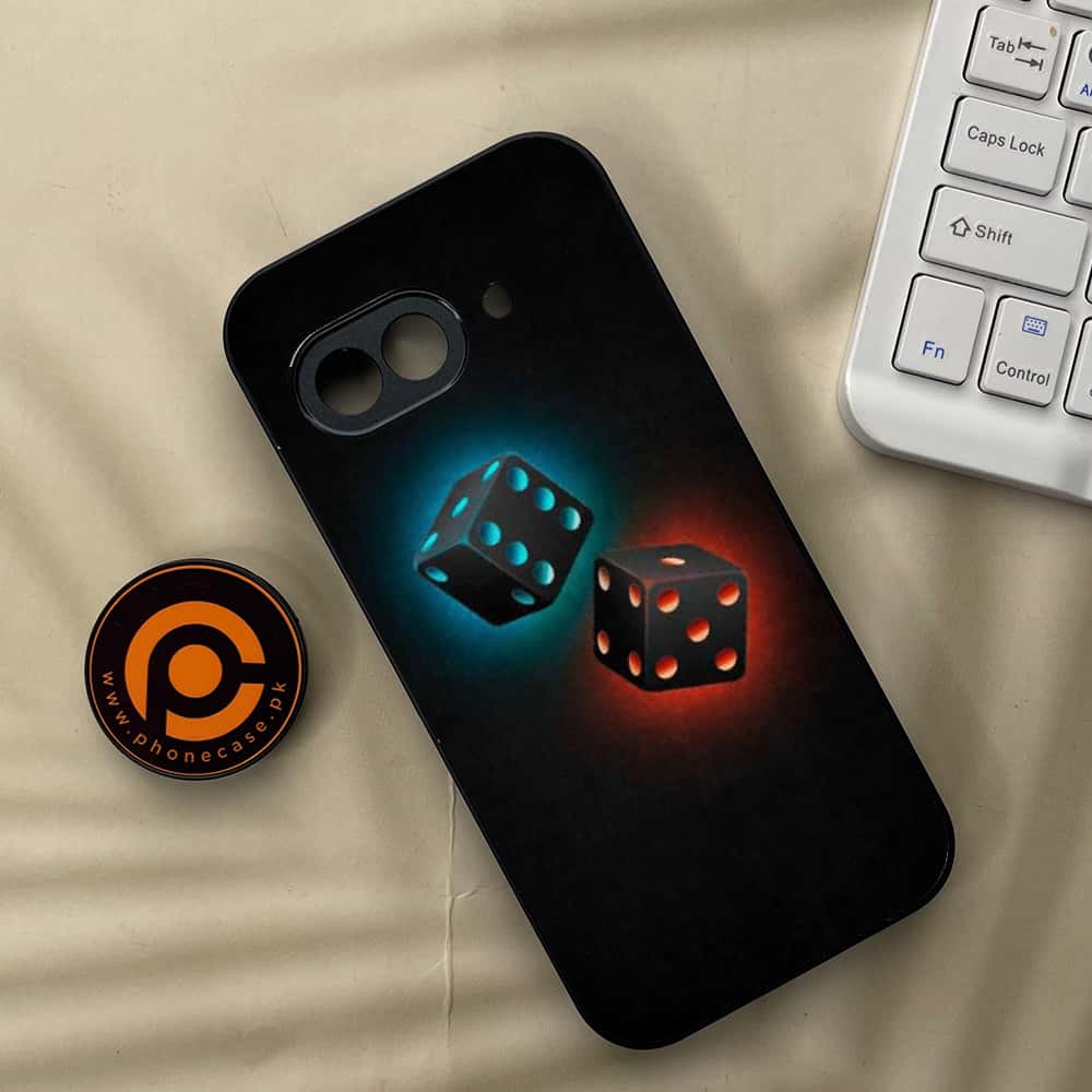 Google Pixel 9a - Black Art Series - Premium Metal Printed soft Bumper Shock Proof Case