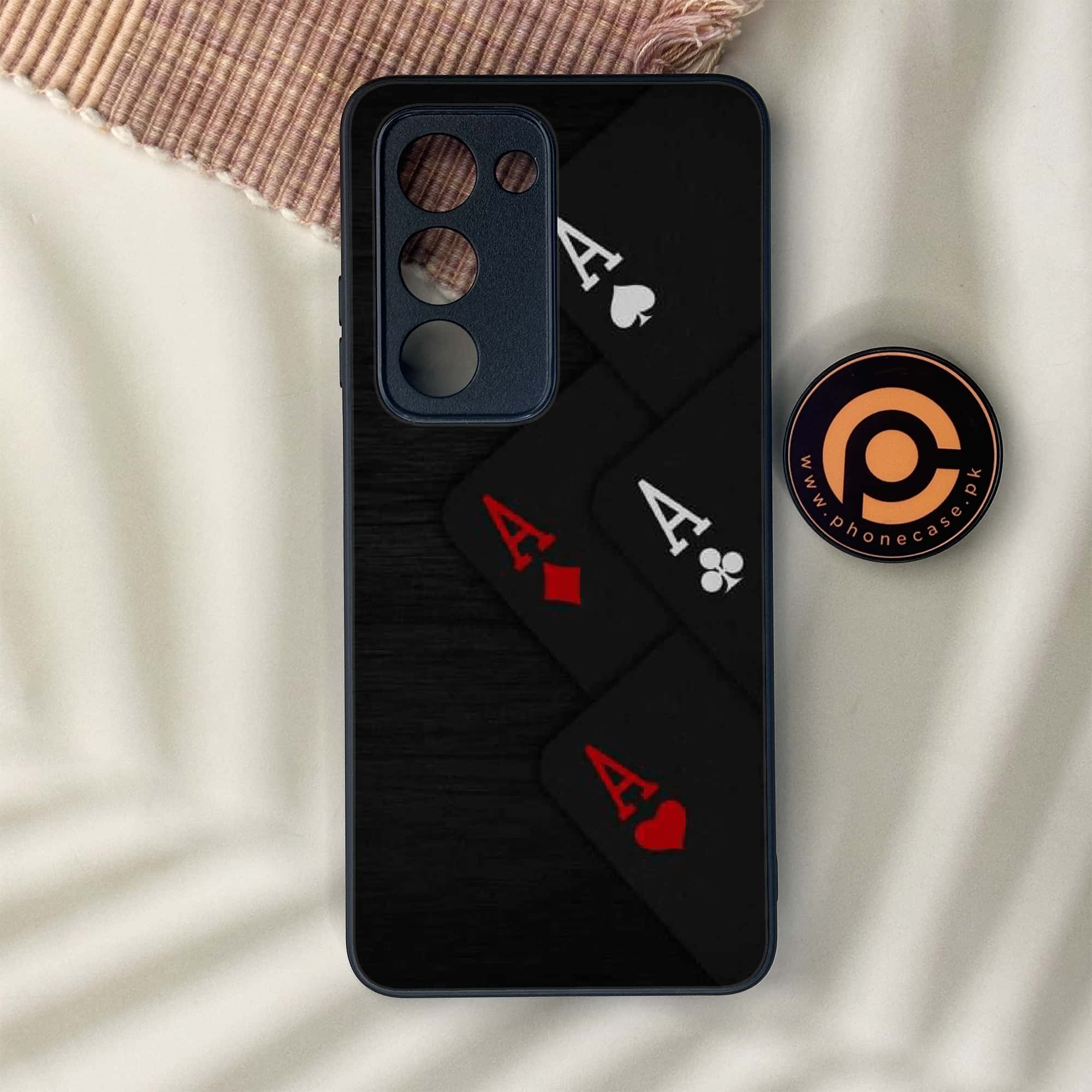 Oppo A5 2025 - Black Art Series - Premium Metal Printed soft Bumper shock Proof Case