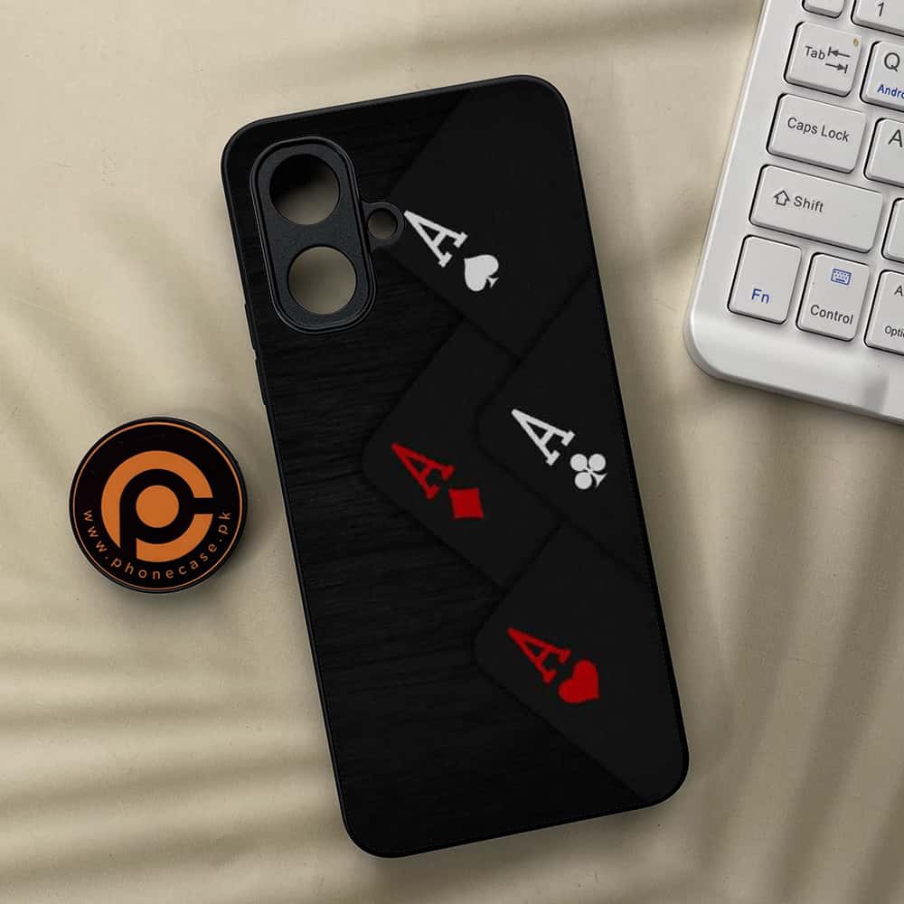 Tecno Spark Go 2 - Black Art Series - Premium Metal Printed soft Bumper Shock Proof Case