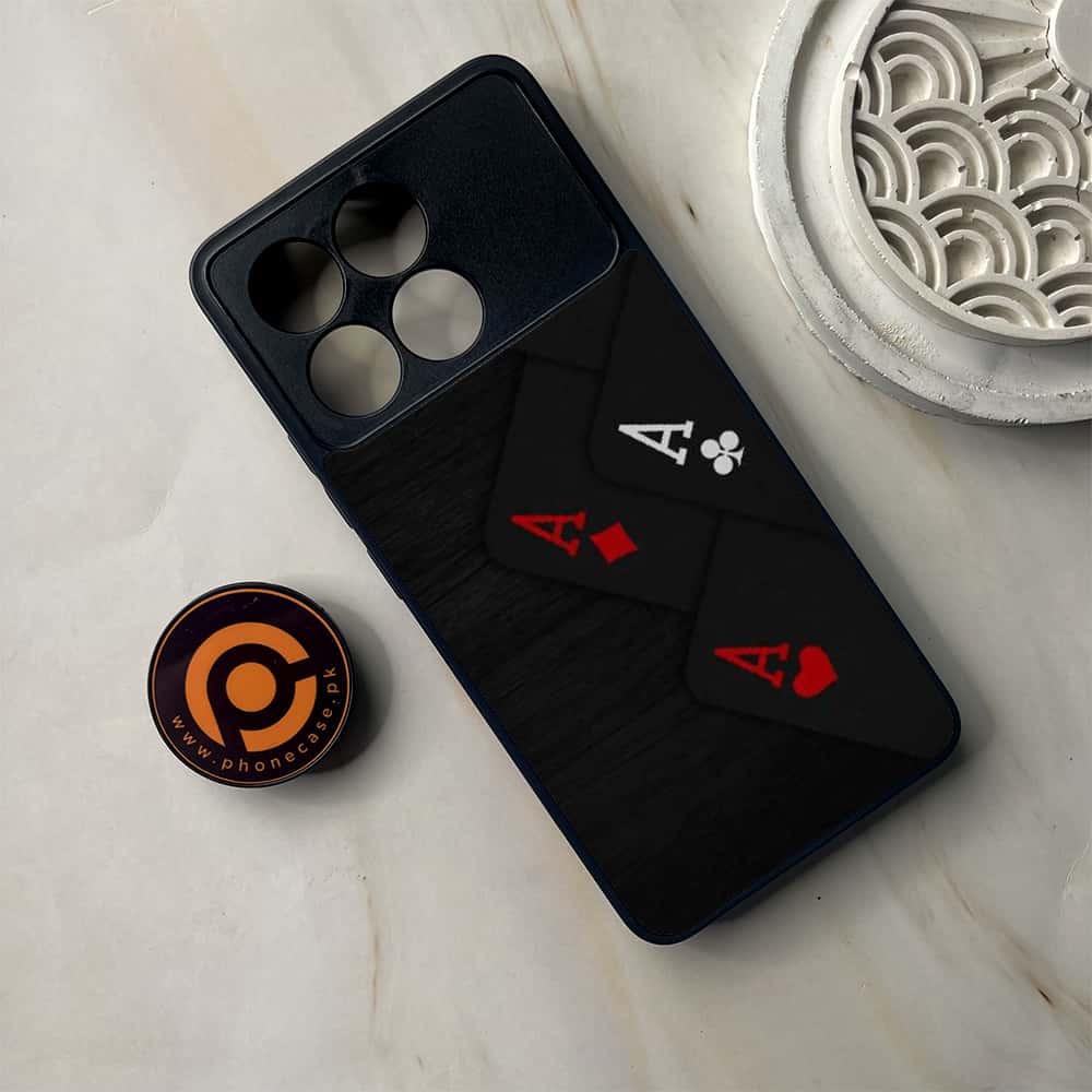 Xiaomi Poco F6 Pro - Black Art Series - Premium Metal Printed soft Bumper shock Proof Case