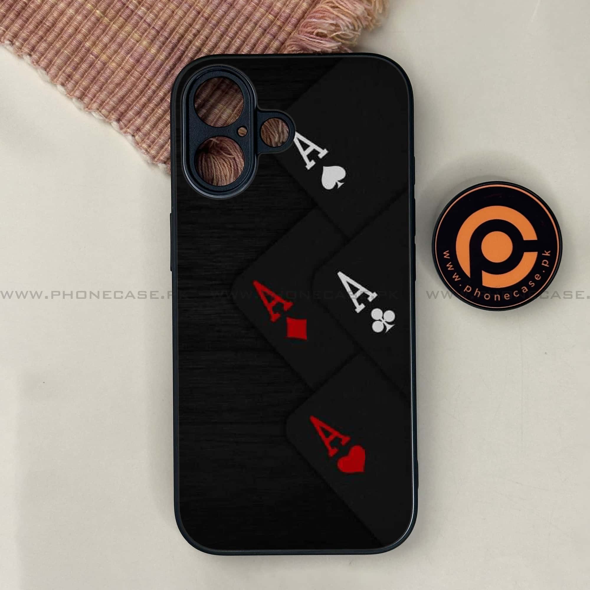 iPhone 17 - Black Art Series - Premium Printed Glass soft Bumper shock Proof Case