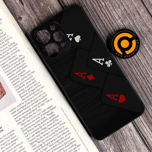 Xiaomi Redmi 12 - Black Art Design 5 - Premium Printed Glass soft Bumper shock Proof Case  CS-35699
