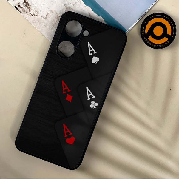 Vivo Y03 / Y18 / Y03T- Black Art Design 5- Premium Printed Metal soft Bumper shock Proof Case  CS-30218 CS-32397  CS-35181  CS-37667 CS-38270