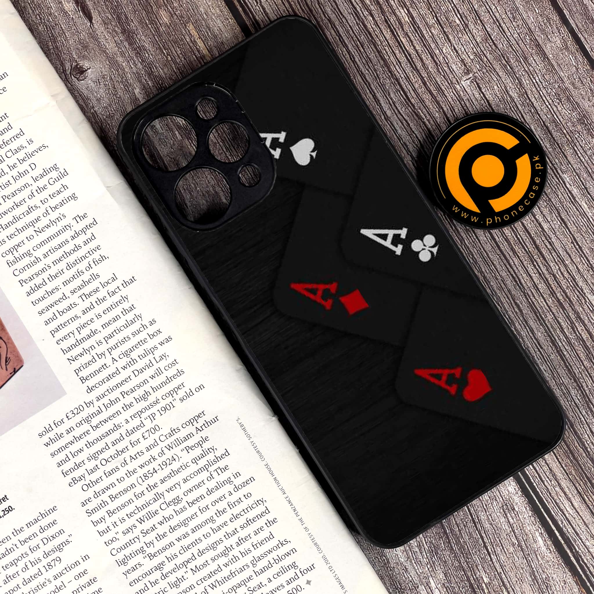 Xiaomi Redmi 12 - Black Art Series - Premium Printed Glass soft Bumper shock Proof Case