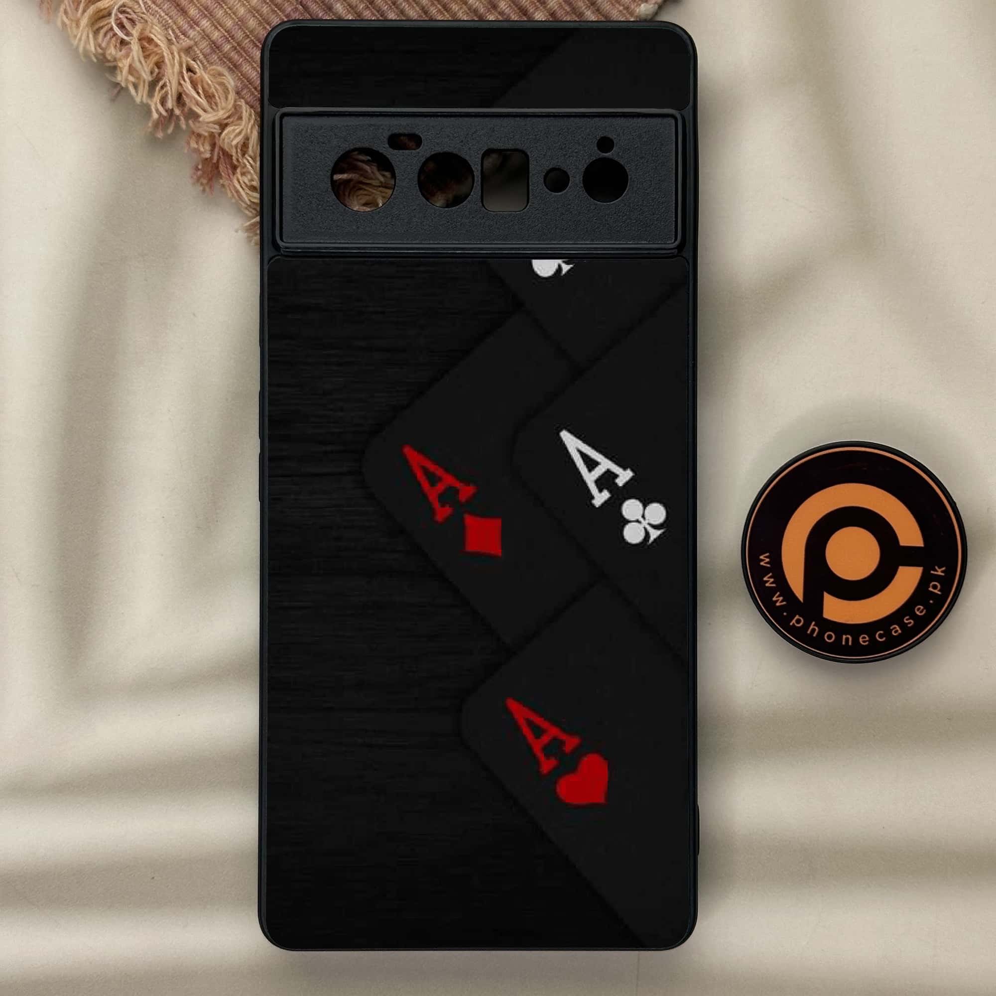 Google Pixel 6 Pro-Black Art Series - Premium Metal Printed soft Bumper Shock Proof Case