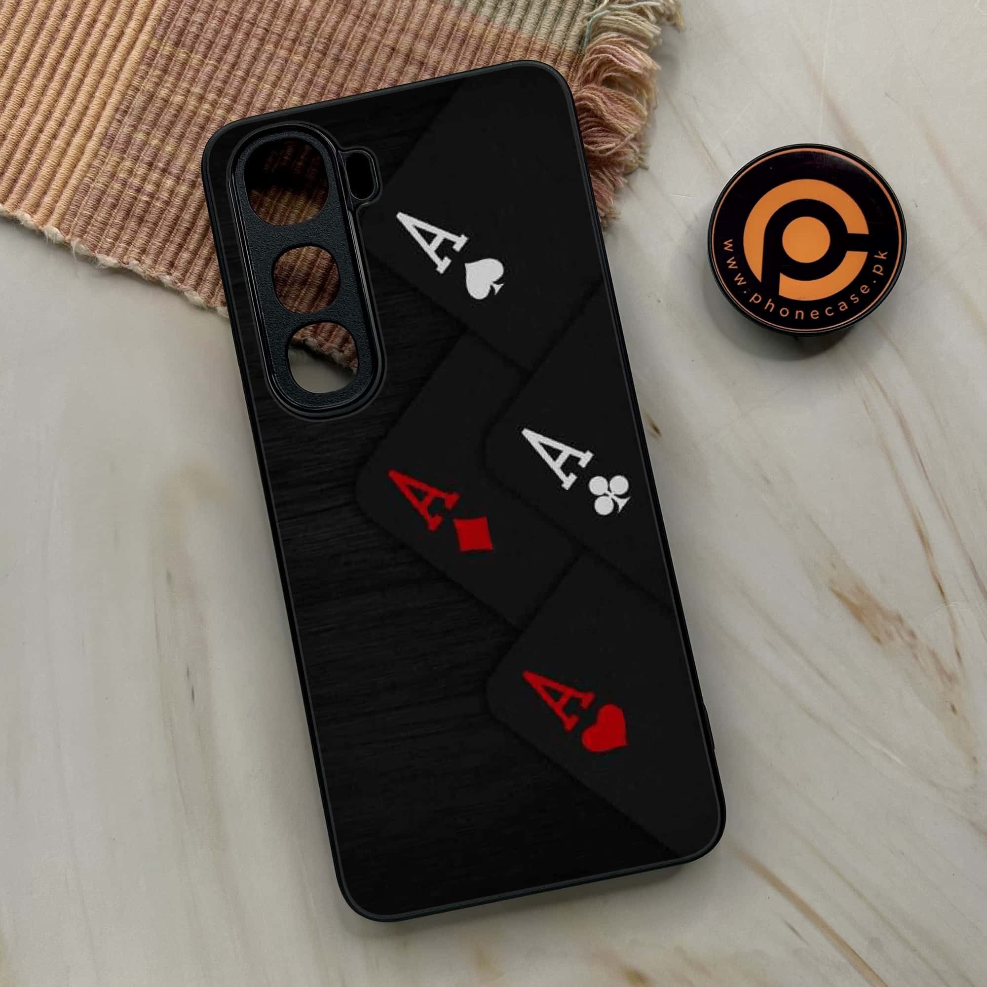 Vivo Y400 - Black Art Series - Premium Metal Printed soft Bumper shock Proof Case
