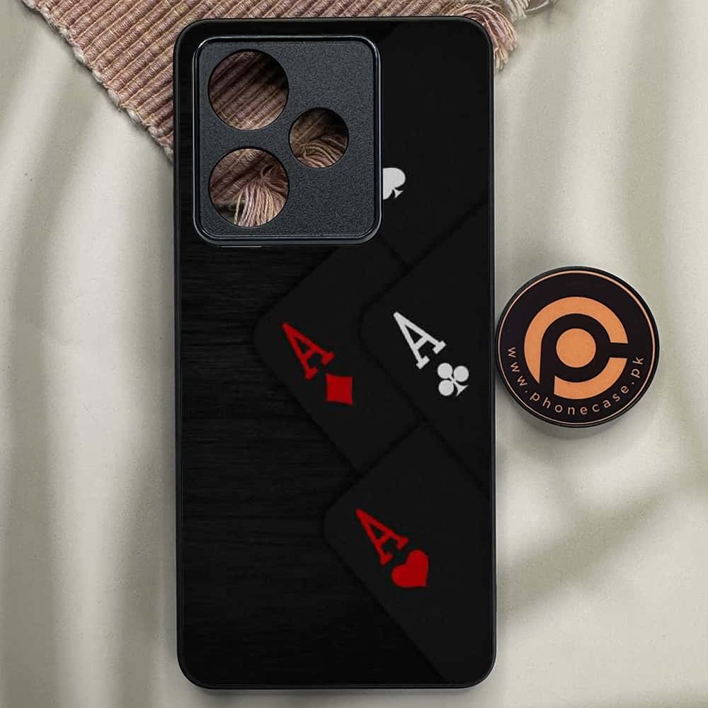 Realme GT 7 - Black Art Series - Premium Metal Printed soft Bumper shock Proof Case