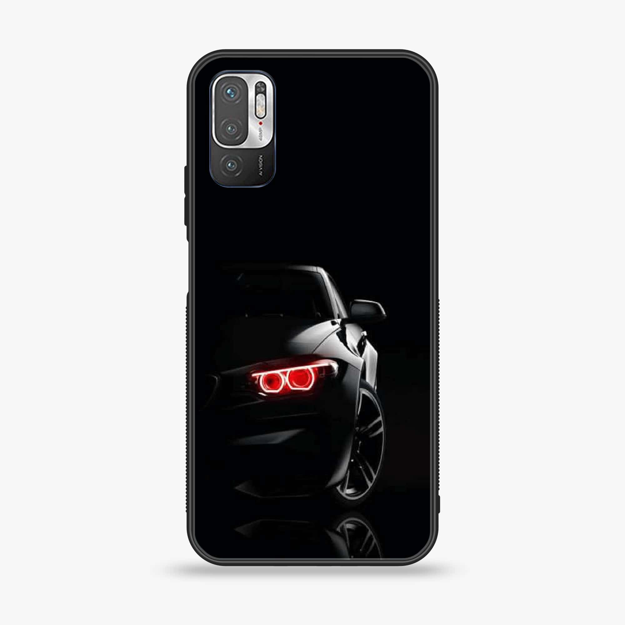 Xiaomi Redmi Note 10 5G - Black Art Series - Premium Printed Glass soft Bumper shock Proof Case