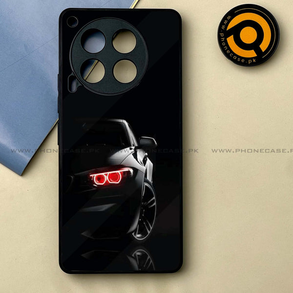 Tecno Camon 30 - Black Art Design 6 Series -  Premium Printed Metal soft Bumper shock Proof Case CS-17483