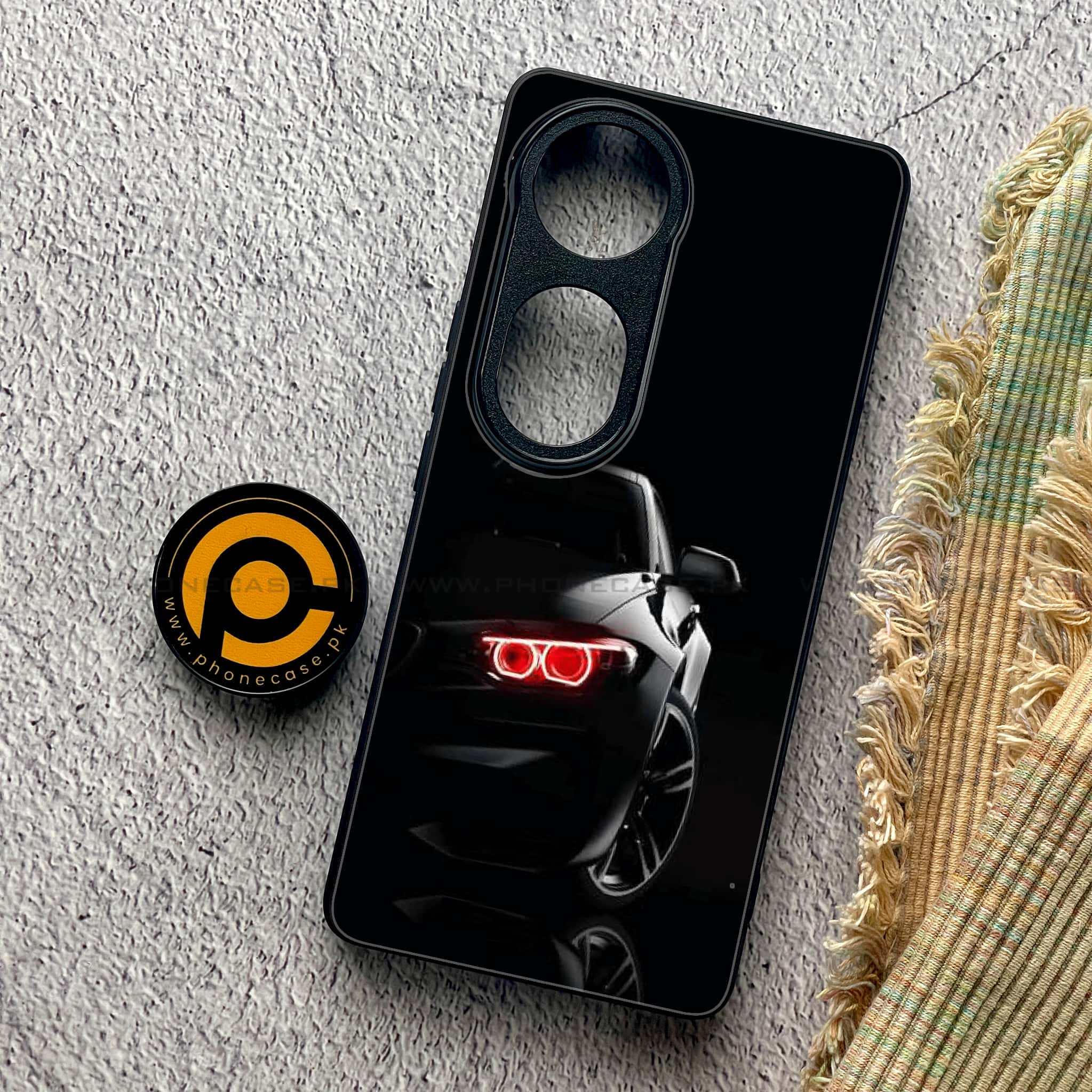 Vivo S19 Pro - Black Art Series - Premium Metal Printed soft Bumper shock Proof Case
