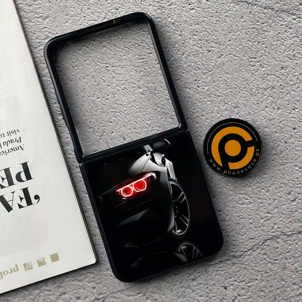 Xiaomi Mix Flip - Black Art Design 6 - Premium Metal  Printed soft Bumper shock Proof Case