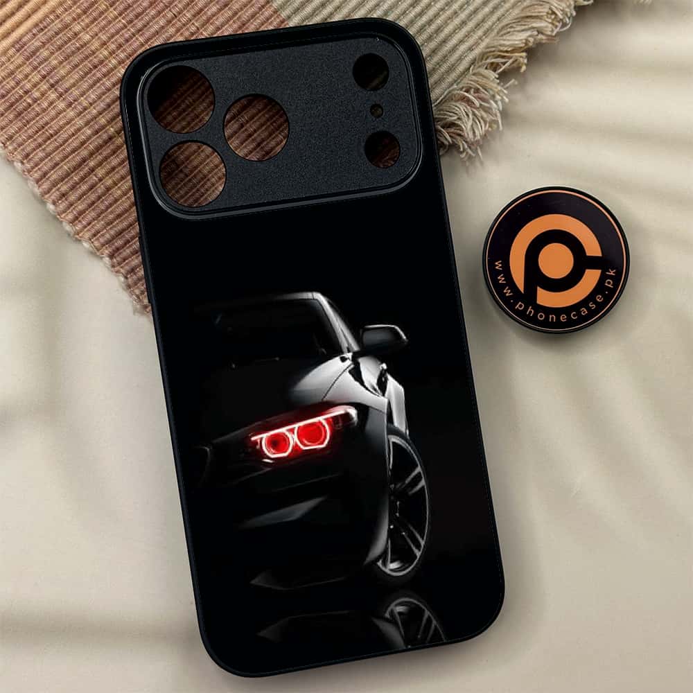 iPhone 17 Pro Max - Black Art Series - Premium Metal Printed soft Bumper shock Proof Case