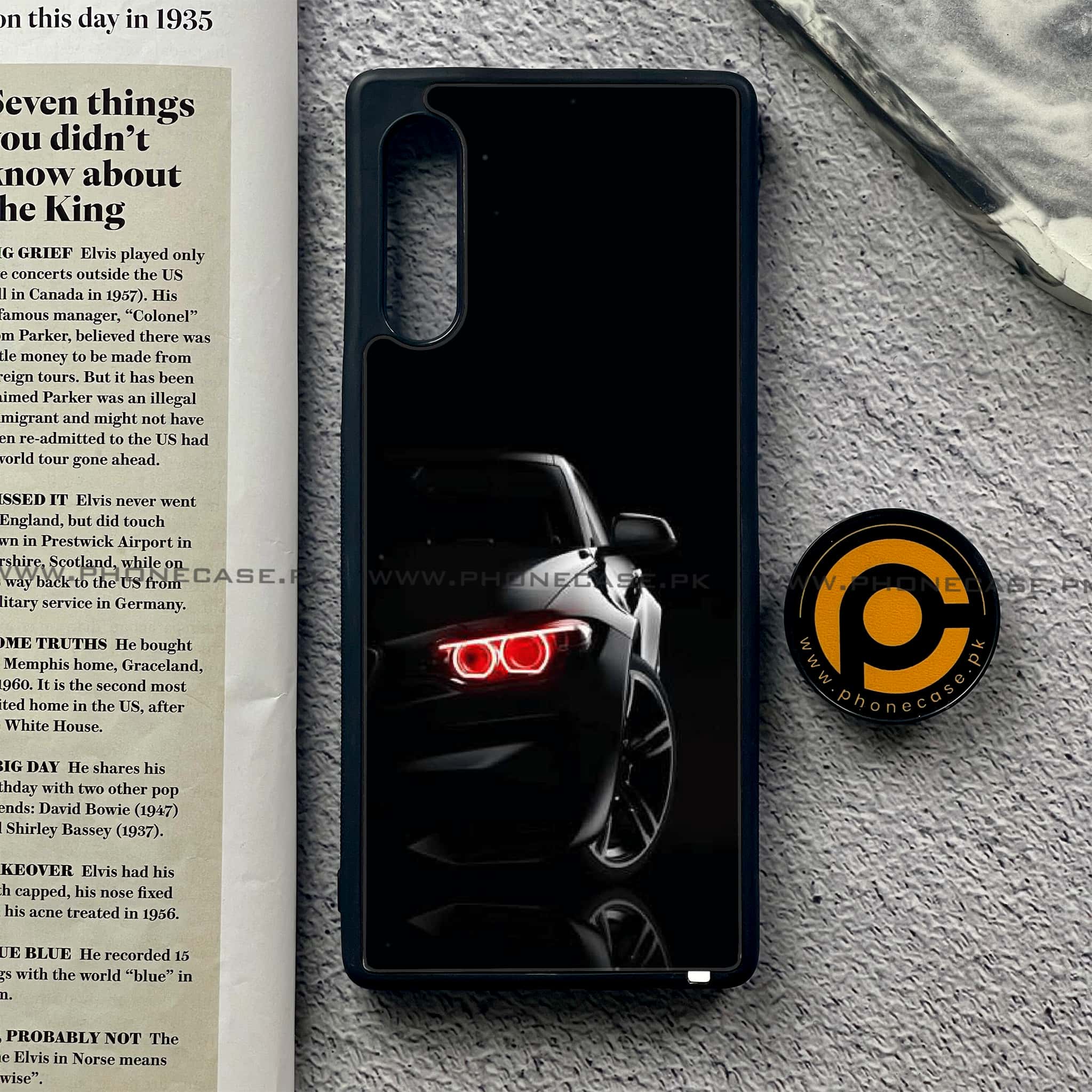 LG Velvet - Black Art Series - Premium Printed Glass soft Bumper shock Proof Case