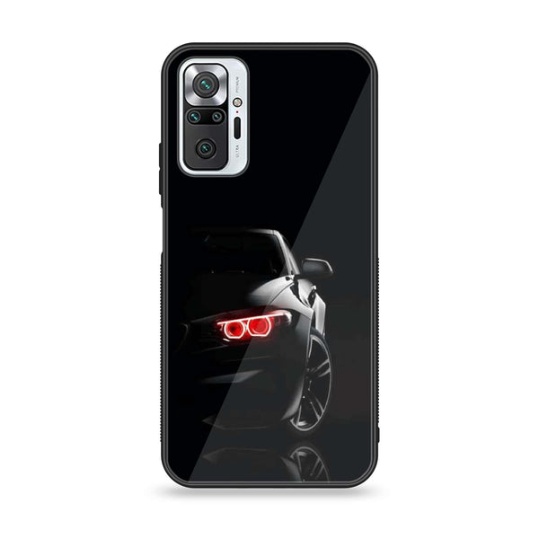 Xiaomi Redmi Note 10 Pro/Note 10 Pro Max - Black Art Design 6 - Premium Printed Glass soft Bumper shock Proof Case CS-10108 CS-10115