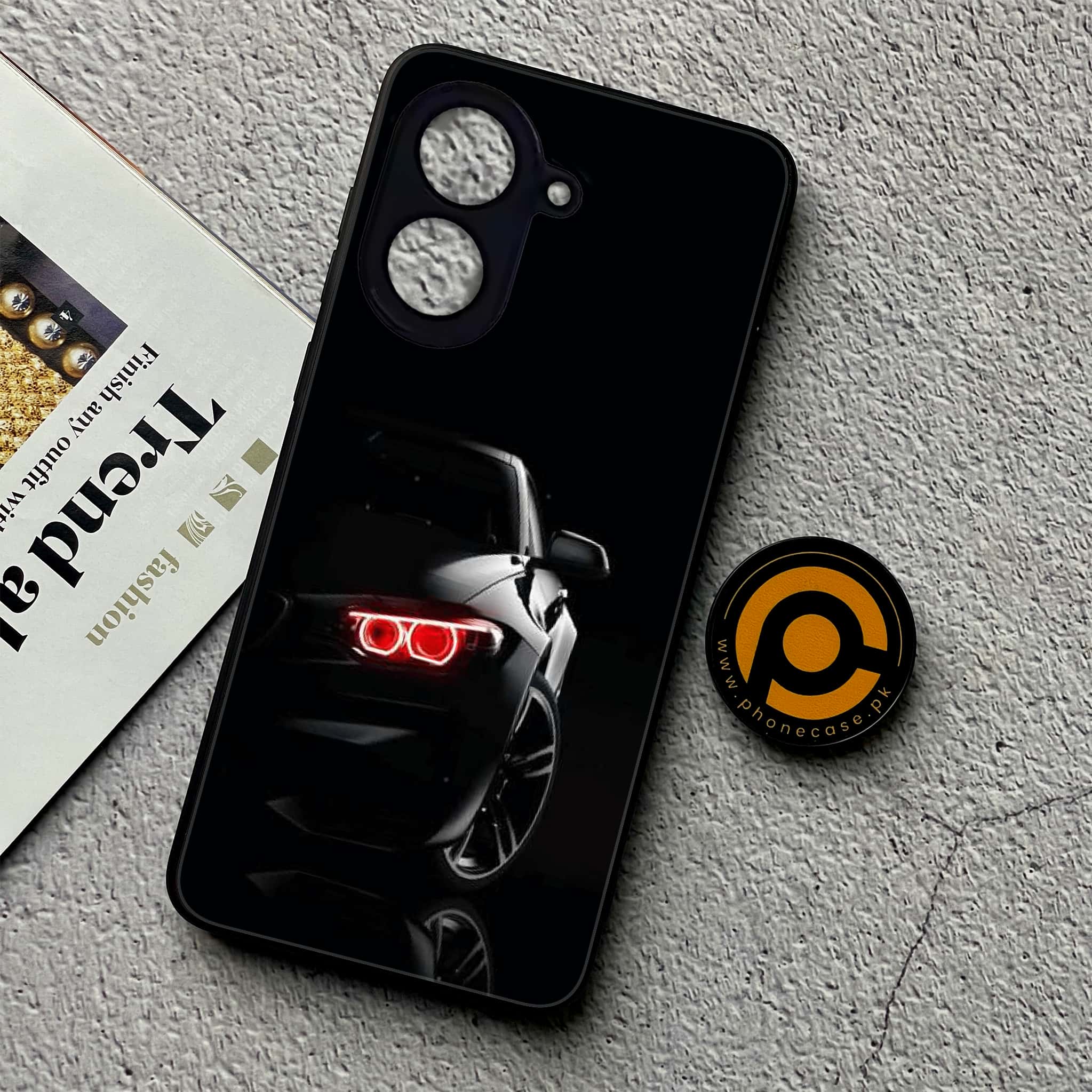 Xiaomi Redmi A5 - Black Art Series - Premium Metal Printed soft Bumper shock Proof Case