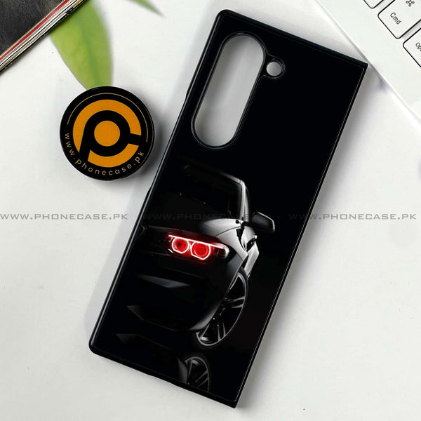 Samsung Galaxy Z Fold 6 - Black Art Design 6  - Premium Printed Metal soft Bumper shock Proof Case CS-38152