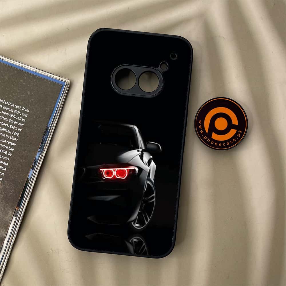 Nothing Phone (2a) - Black Art Series - Premium Metal Printed soft Bumper Shock Proof Case
