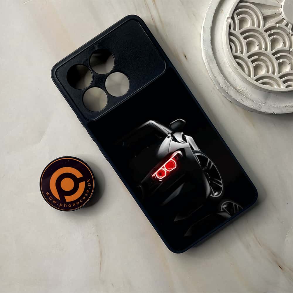 Xiaomi Poco F6 Pro - Black Art Series - Premium Metal Printed soft Bumper shock Proof Case