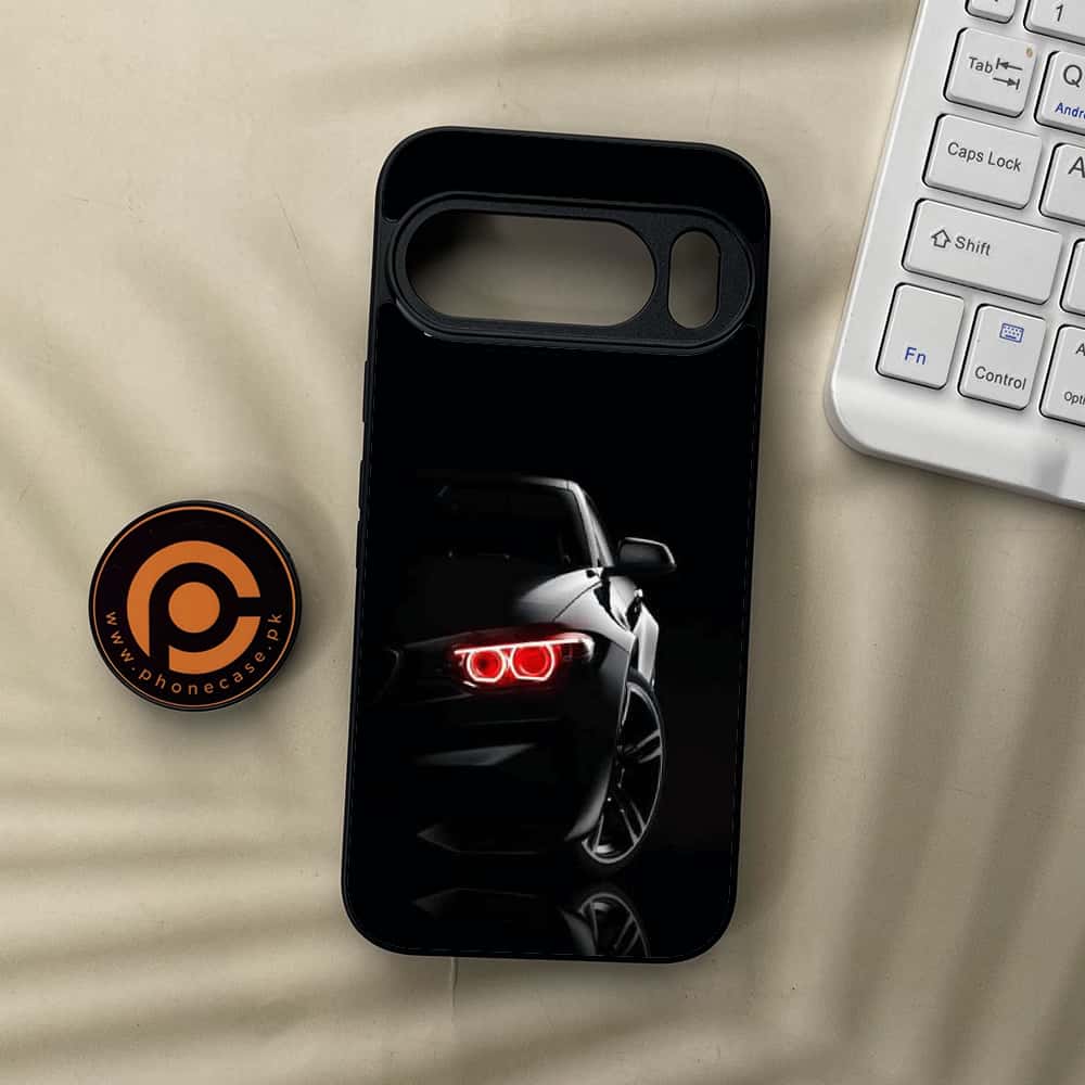 Google Pixel 10  - Black Art Series - Premium Metal Printed soft Bumper Shockof Case