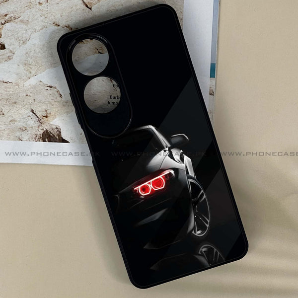 Oppo A60 - Black Art Series Design 6  - Premium Printed Metal soft Bumper shock Proof Case  CS-21646