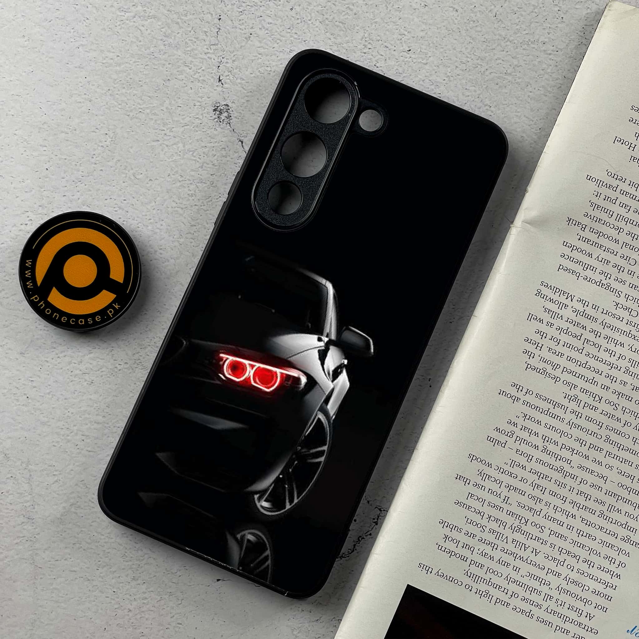 Vivo Y04 - Black Art Series - Premium Metal Printed Soft Bumper Shockproof Case