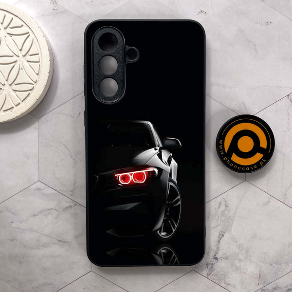Samsung Galaxy A56 5G -  Black Art Design 6  - Premium Metal Printed soft Bumper shock Proof Case CS-46354