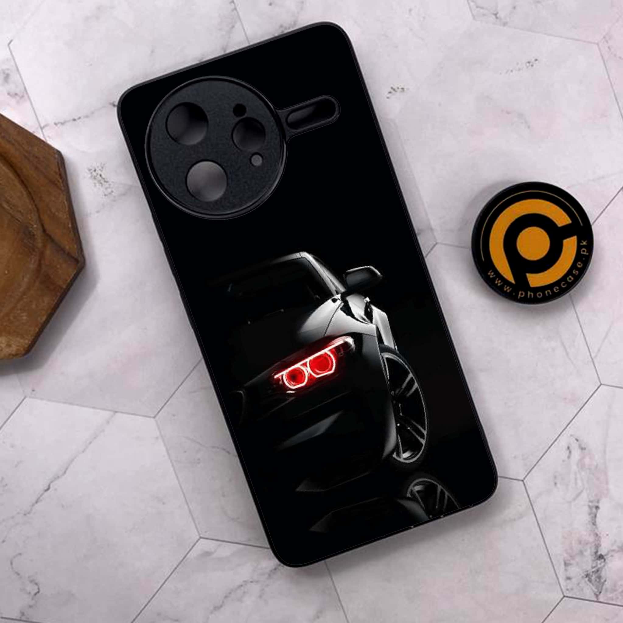 Xiaomi Poco F7 Ultra 5G - Black Art Series - Premium Metal Printed soft Bumper shock Proof Case