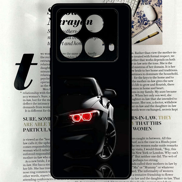 Infinix Note 40 4G - Black Art Design 6 - Premium Printed Glass soft Bumper shock Proof Case CS-16195