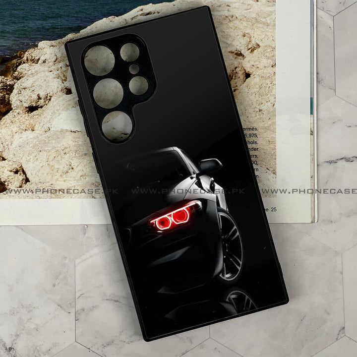 Galaxy S21 Ultra - Black Art Design 6 - Premium Metal Printed soft Bumper shock Proof Case CS-41489