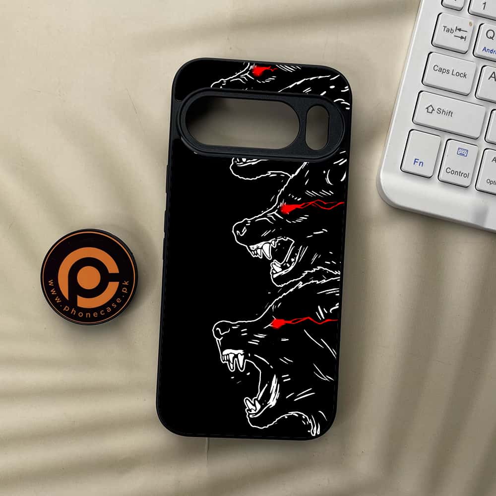 Google Pixel 10  - Black Art Series - Premium Metal Printed soft Bumper Shockof Case