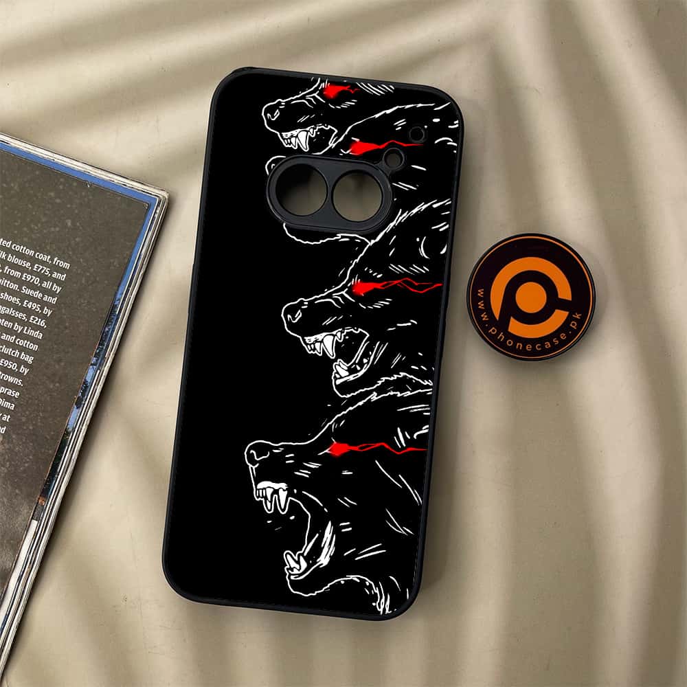 Nothing Phone (2a) - Black Art Series - Premium Metal Printed soft Bumper Shock Proof Case