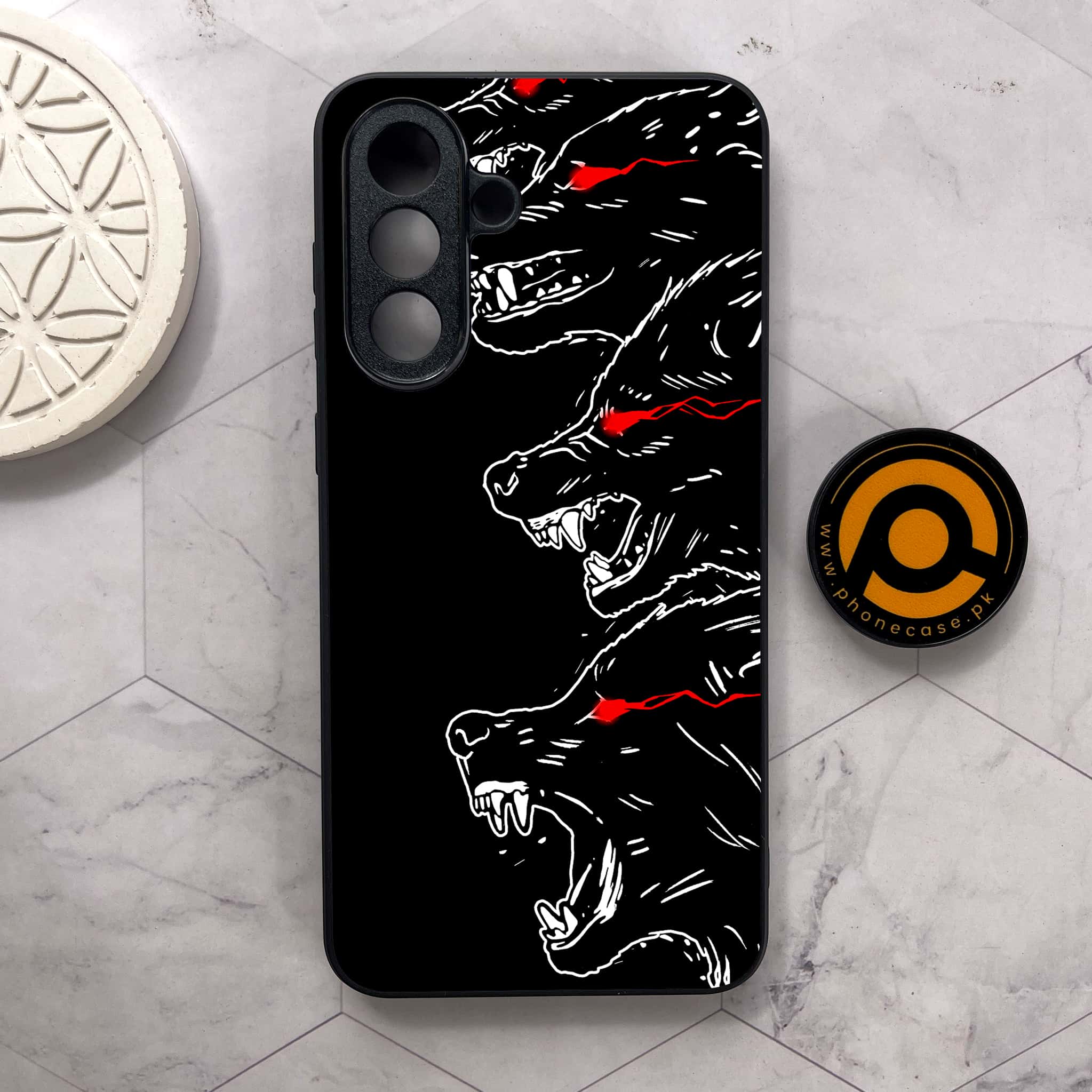 Samsung Galaxy A26 5G -  Black Art Series - Premium Metal Printed soft Bumper shock Proof Case