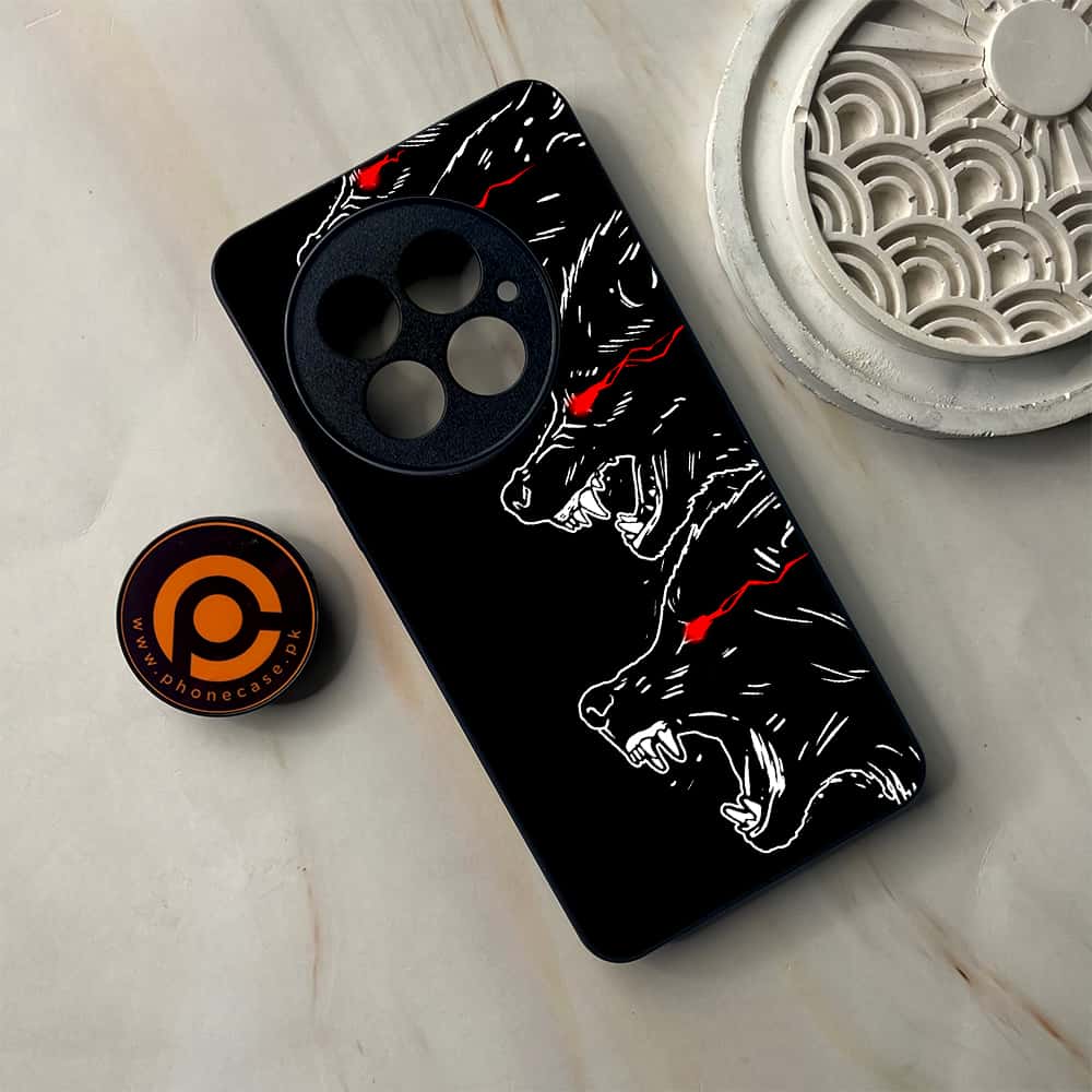OnePlus 13 - Black Art Series - Premium Metal Printed soft Bumper shock Proof Case
