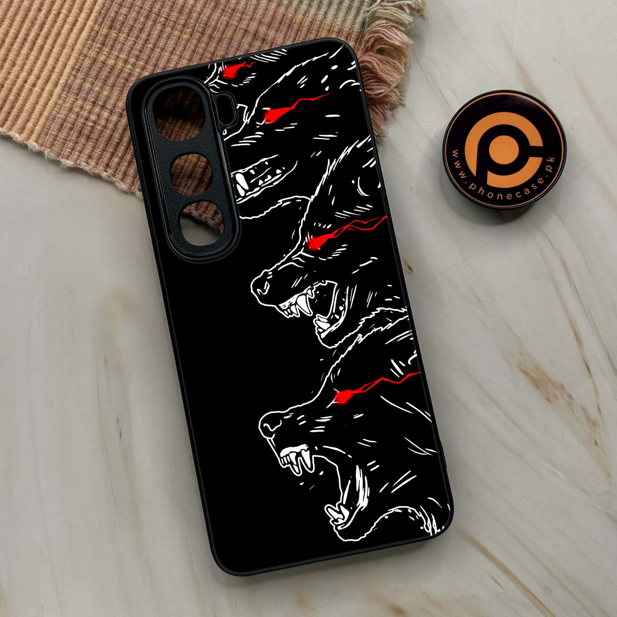 Vivo Y400 - Black Art Series - Premium Metal Printed soft Bumper shock Proof Case