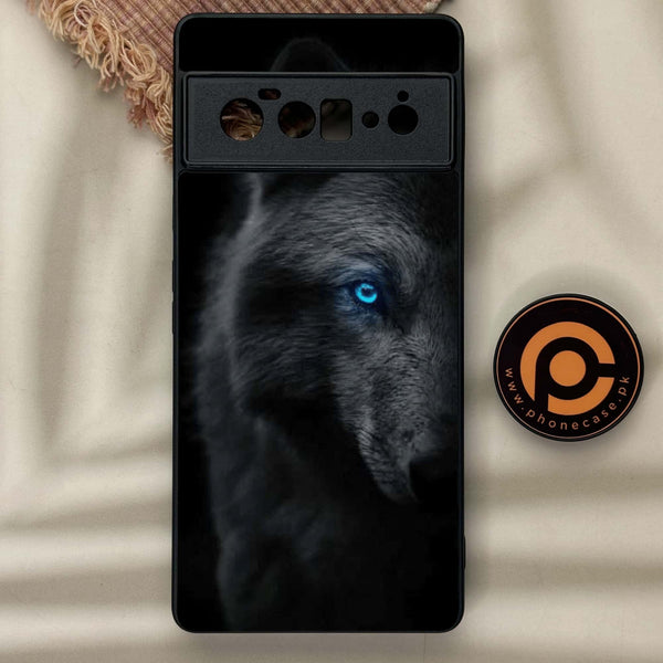 Google Pixel 6 Pro-Wolf Design 9 - Premium Metal Printed soft Bumper Shock Proof Case CS-36847