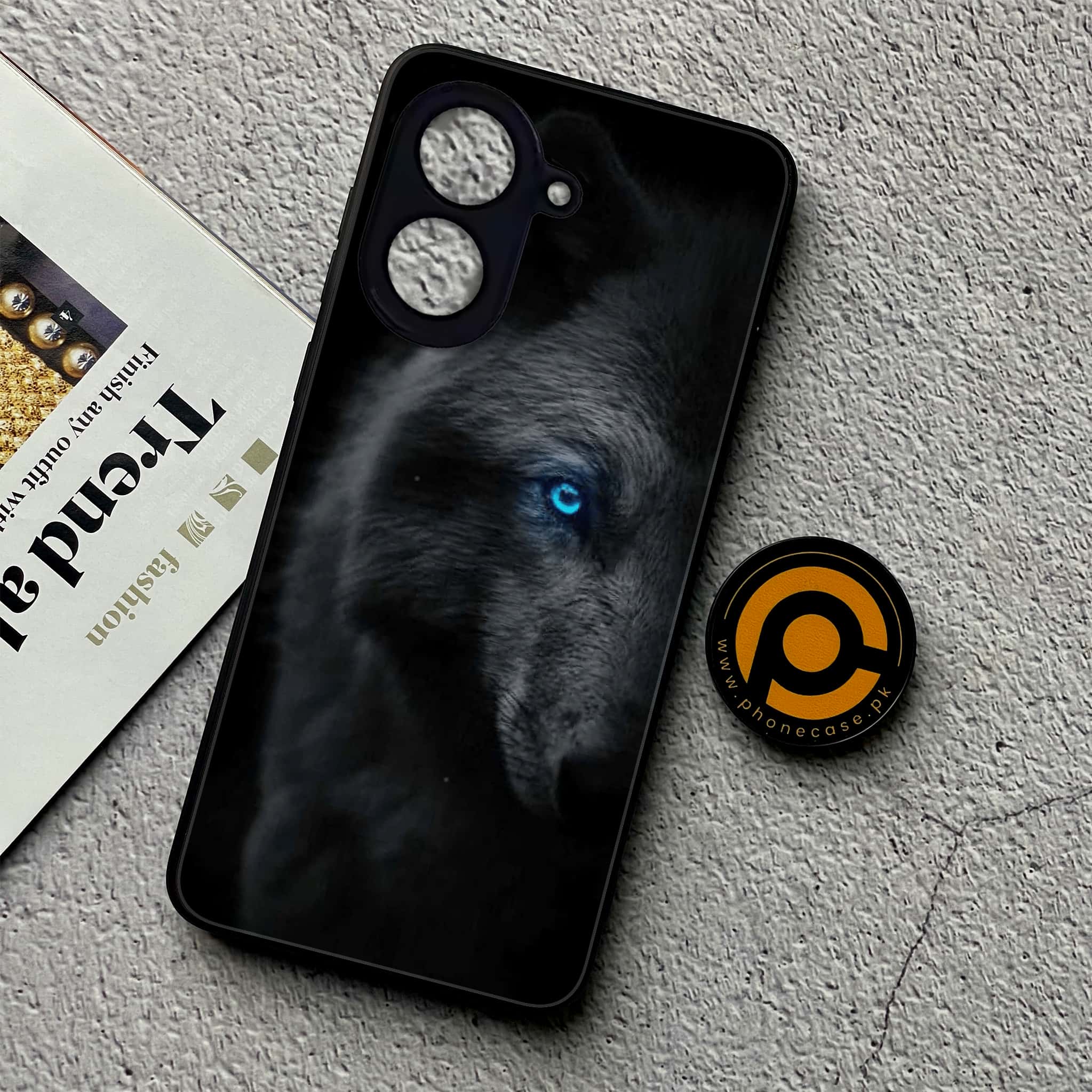 Xiaomi Redmi A5 - Black Art Series - Premium Metal Printed soft Bumper shock Proof Case
